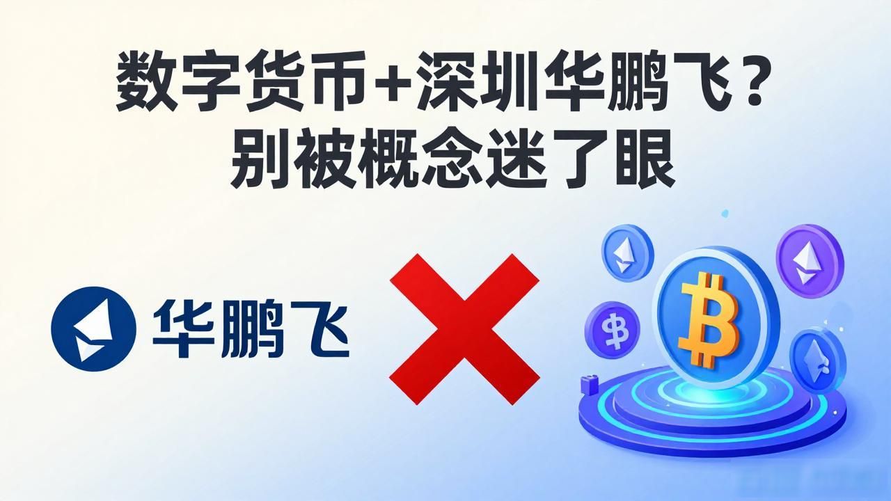数字货币+深圳华鹏飞？别被概念迷了眼