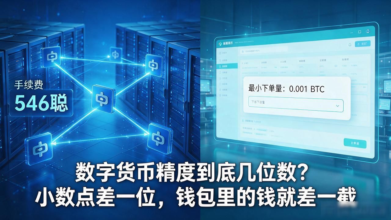 数字货币精度到底几位数？小数点差一位，钱包里的钱就差一截