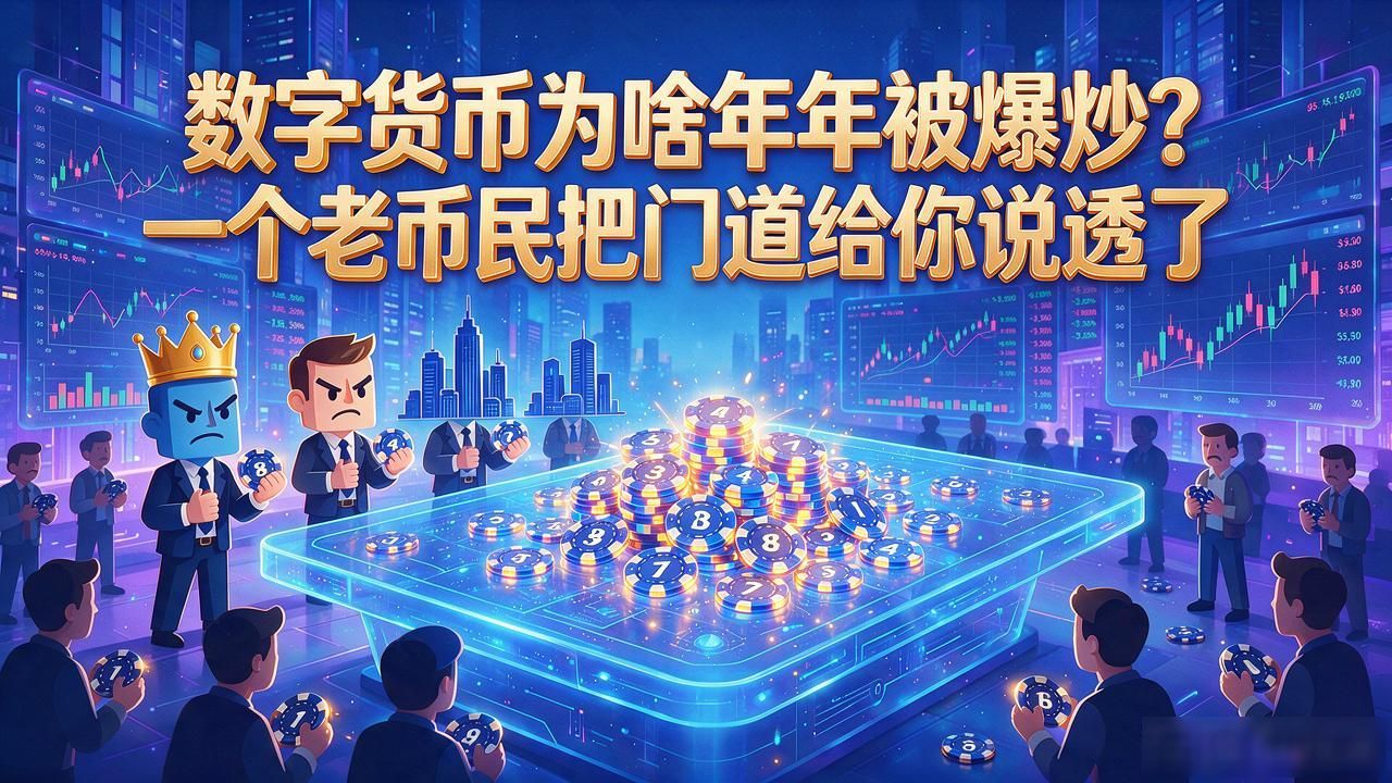 数字货币为啥年年被爆炒？一个老币民把门道给你说透了