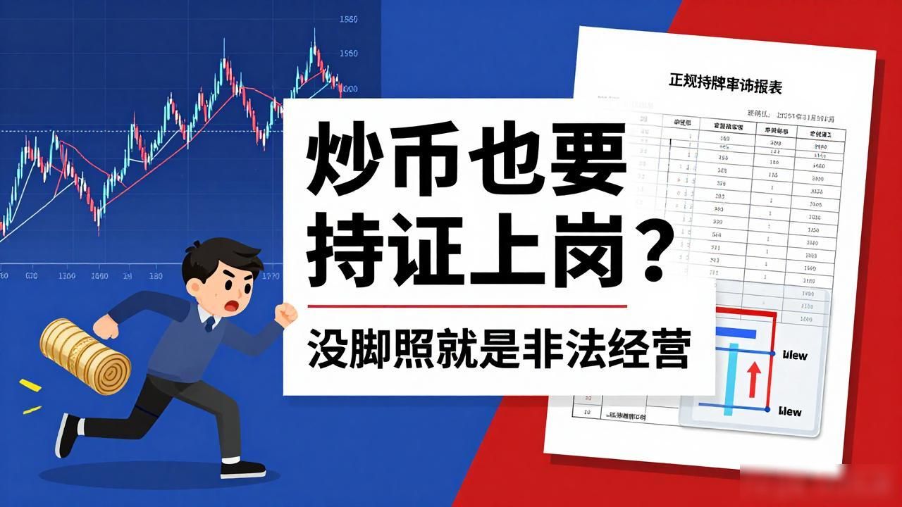 炒币也要持证上岗？没牌照就是非法经营