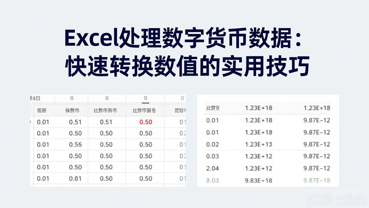 Excel处理数字货币数据：快速转换数值的实用技巧