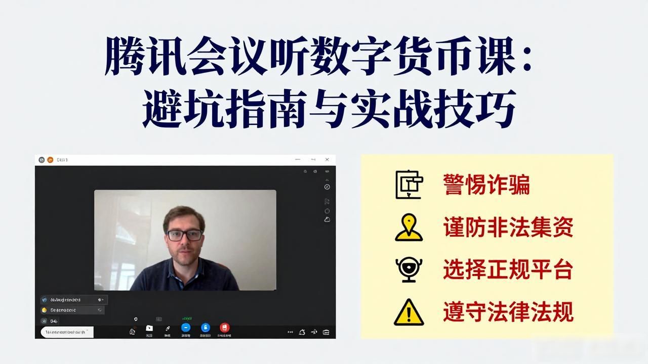 腾讯会议听数字货币课：避坑指南与实战技巧
