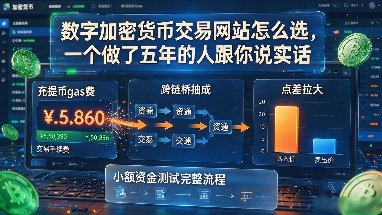 数字加密货币交易网站怎么选，一个做了五年的人跟你说实话