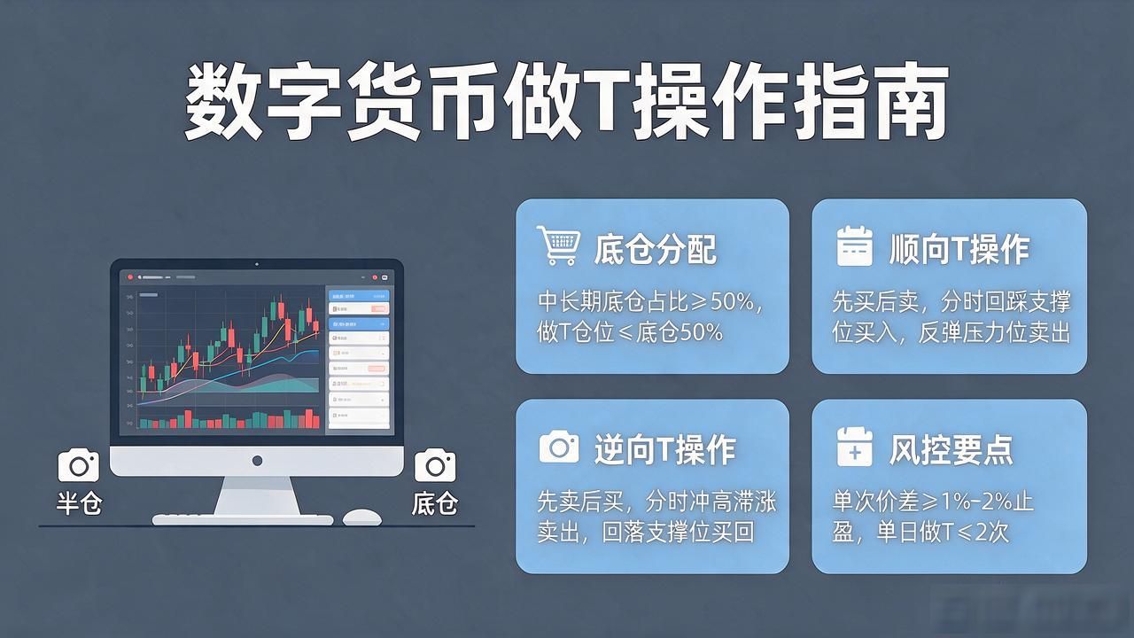 数字货币做T怎么操作？底仓分配和挂单技巧一次讲透