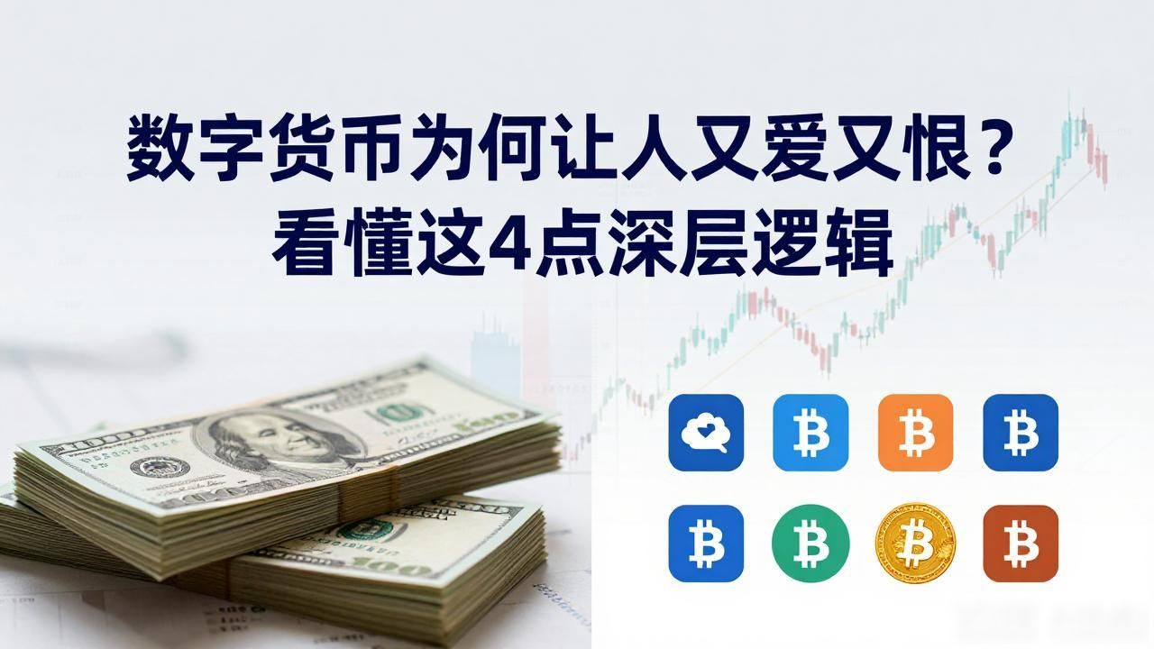数字货币为何让人又爱又恨？看懂这4点深层逻辑