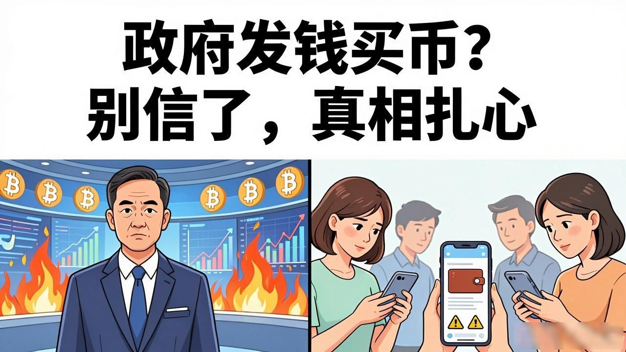 政府发钱买币？别信了，真相扎心