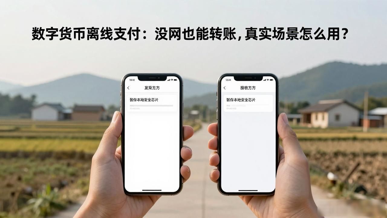 数字货币离线支付：没网也能转账，真实场景怎么用？