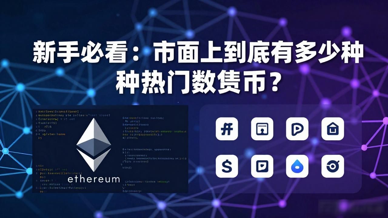 新手必看：市面上到底有多少种热门数字货币？