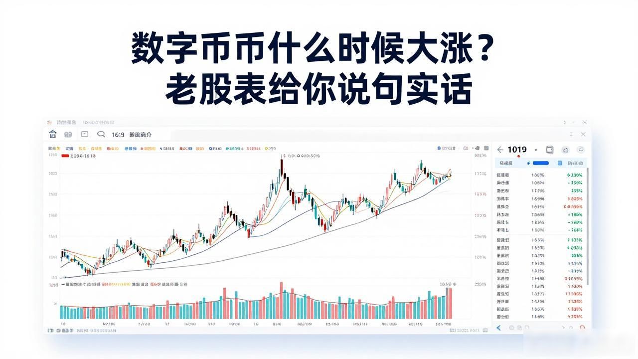 数字货币什么时候大涨？老股民给你说句实话