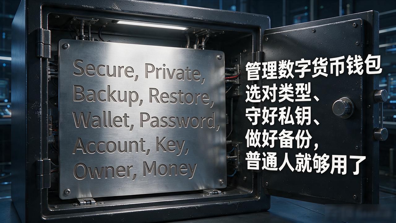 管理数字货币钱包｜选对类型、守好私钥、做好备份，普通人就够用了