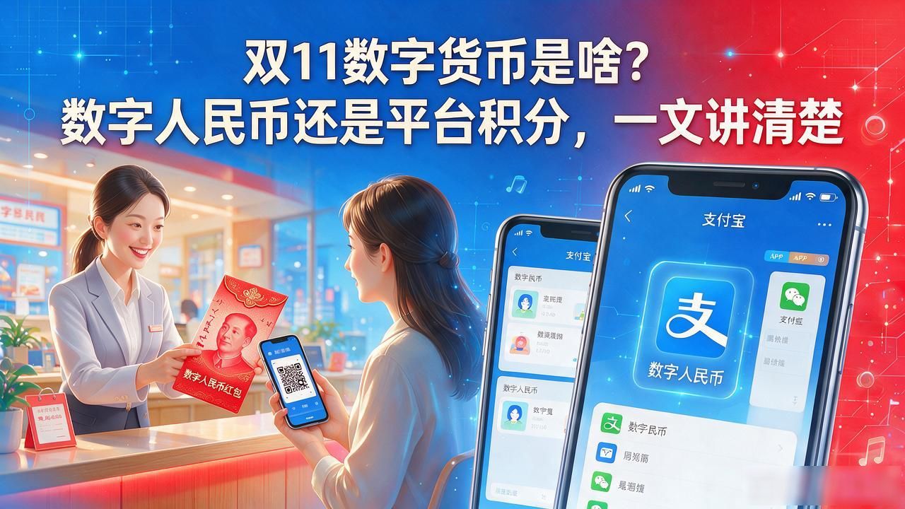 双11数字货币是啥？数字人民币还是平台积分，一文讲清楚