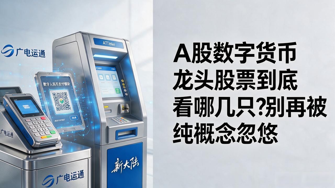 A股数字货币龙头股票到底看哪几只？别再被纯概念忽悠