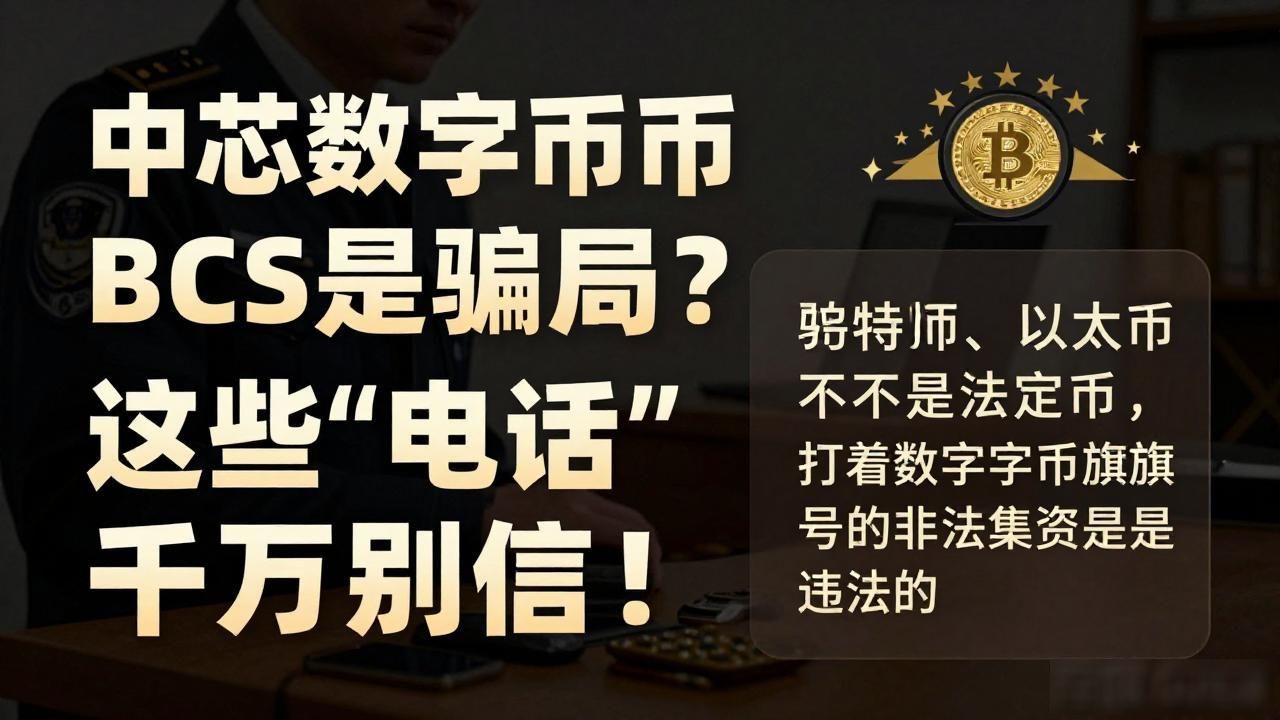 中芯数字货币BCS是骗局？这些"电话"千万别信！