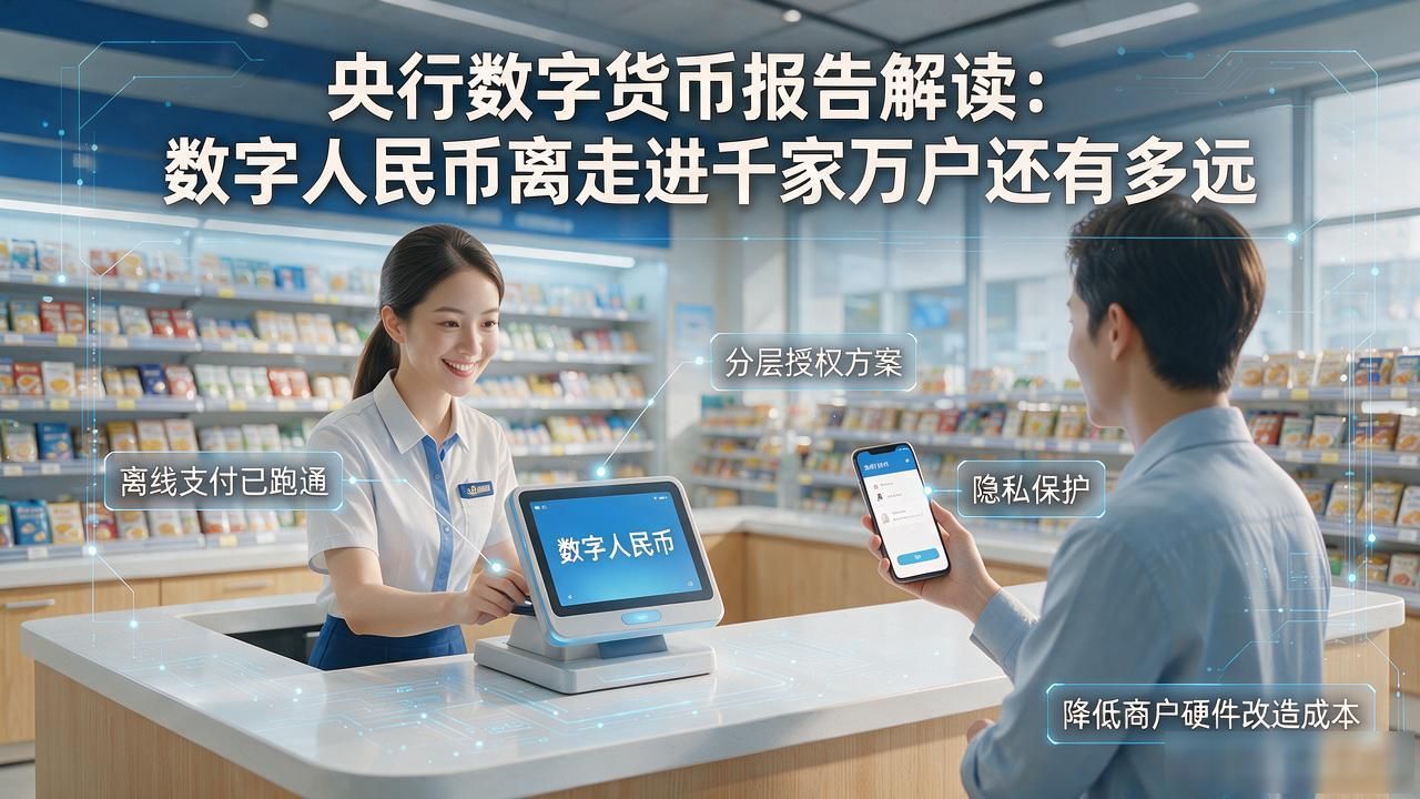 央行数字货币报告解读：数字人民币离走进千家万户还有多远