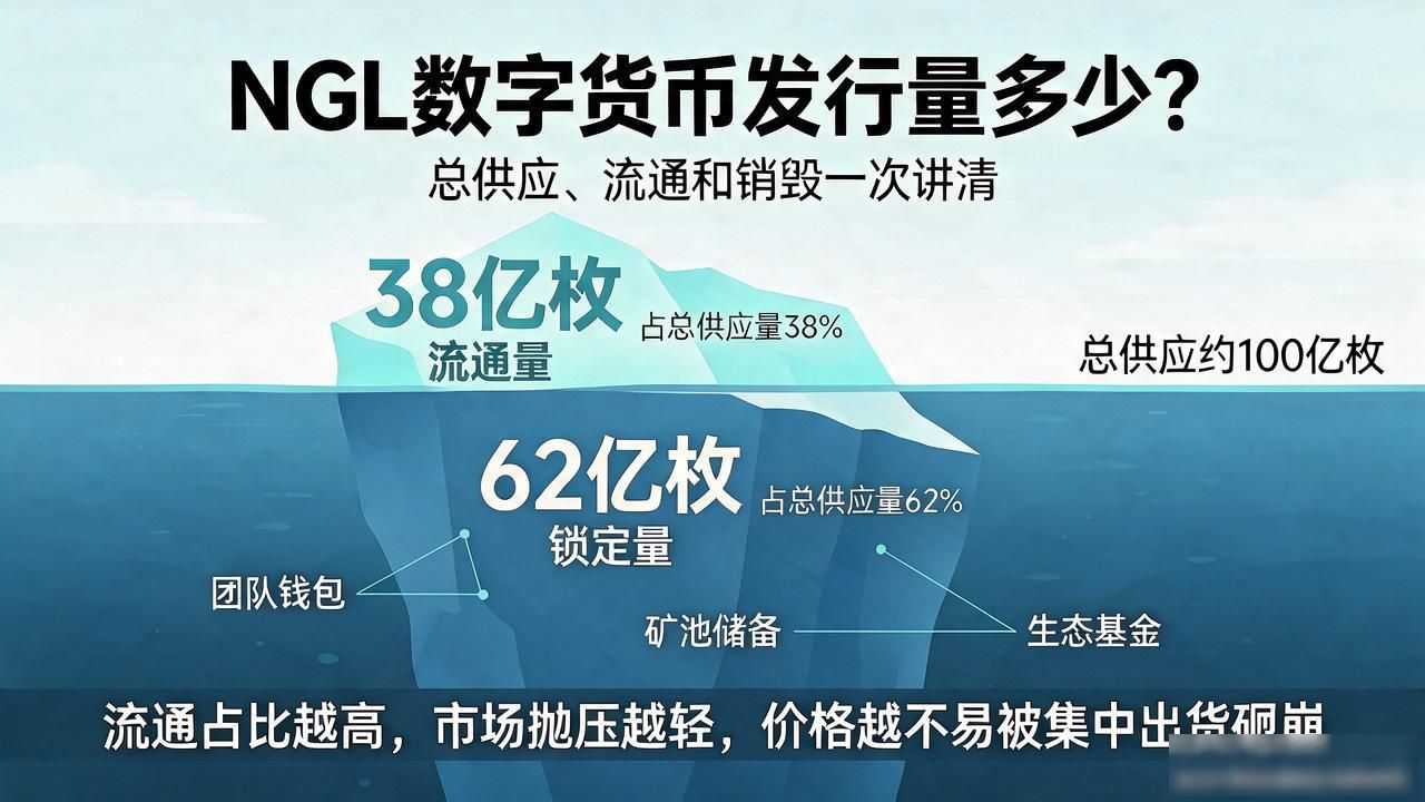 NGL数字货币发行量多少？总供应、流通和销毁一次讲清