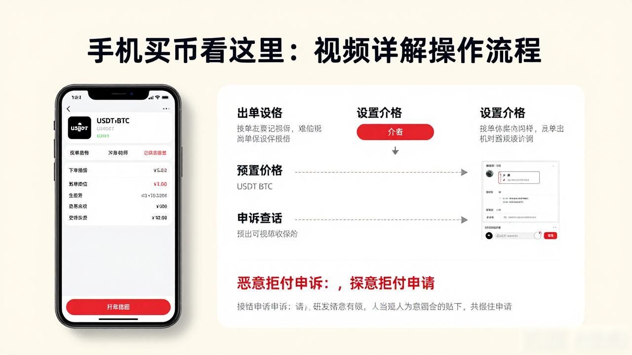 手机买币看这里：视频详解操作流程