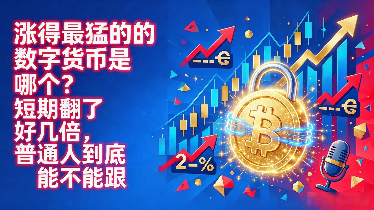 涨得最猛的数字货币是哪个？短期翻了好几倍，普通人到底能不能跟