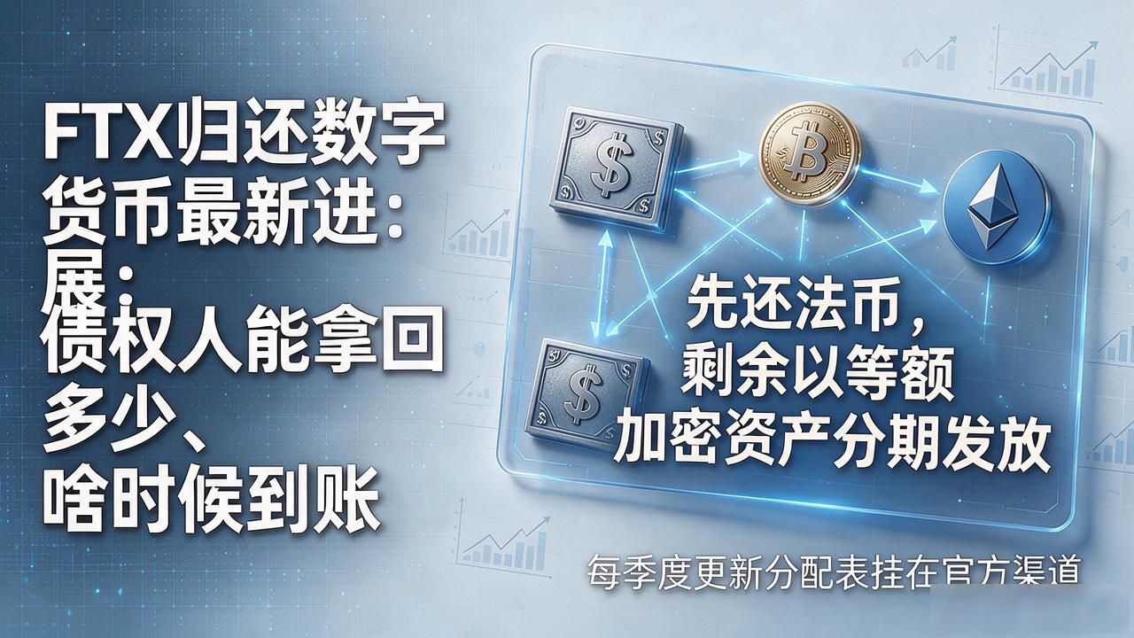 FTX归还数字货币最新进展：债权人能拿回多少、啥时候到账