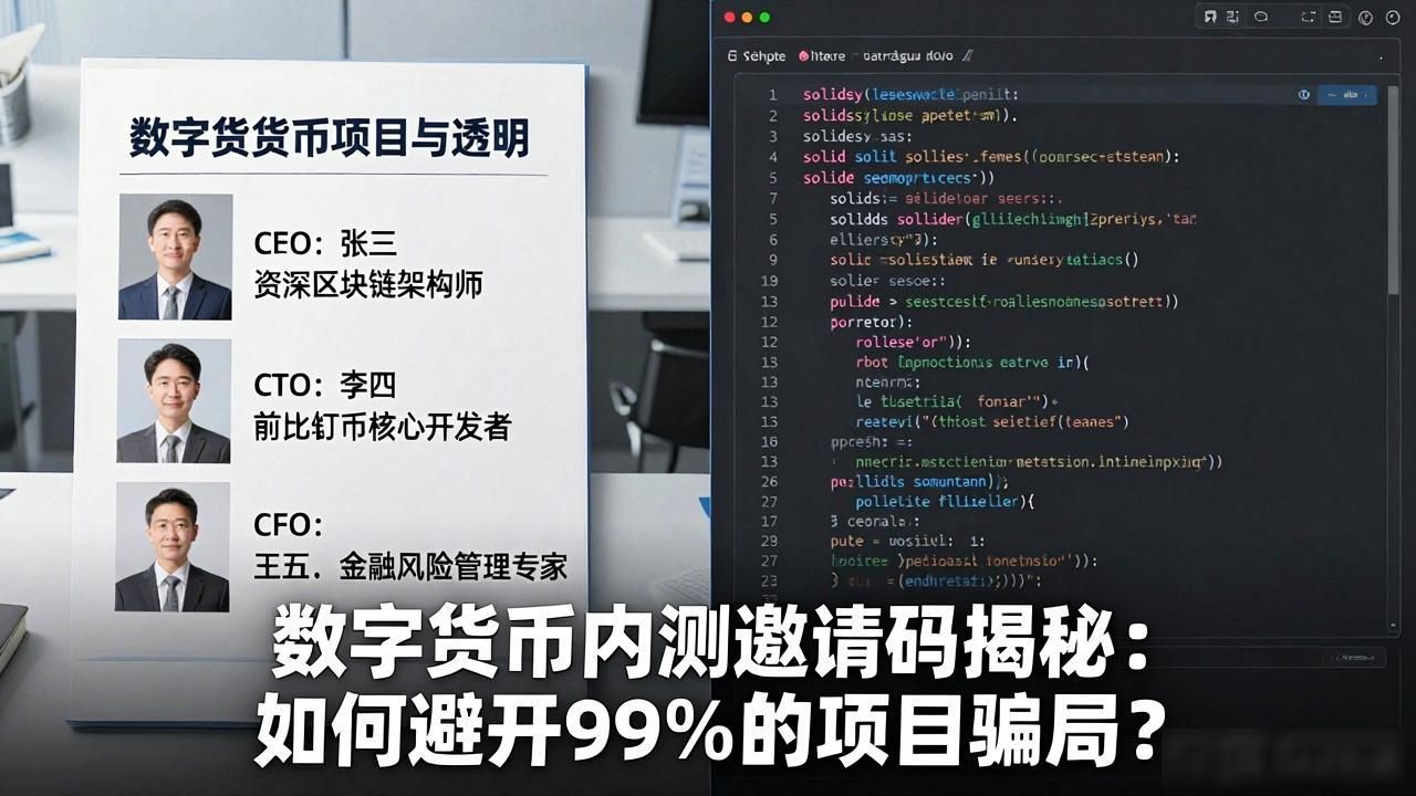 数字货币内测邀请码揭秘：如何避开99%的项目骗局