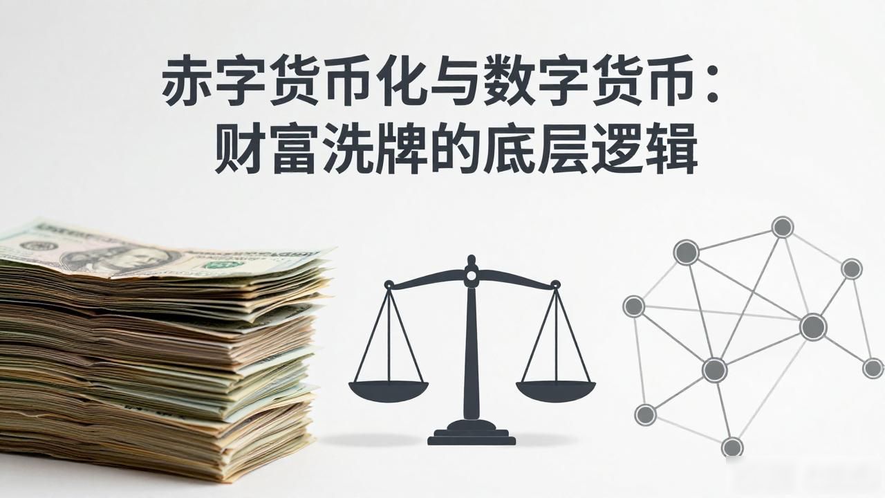 赤字货币化与数字货币：财富洗牌的底层逻辑
