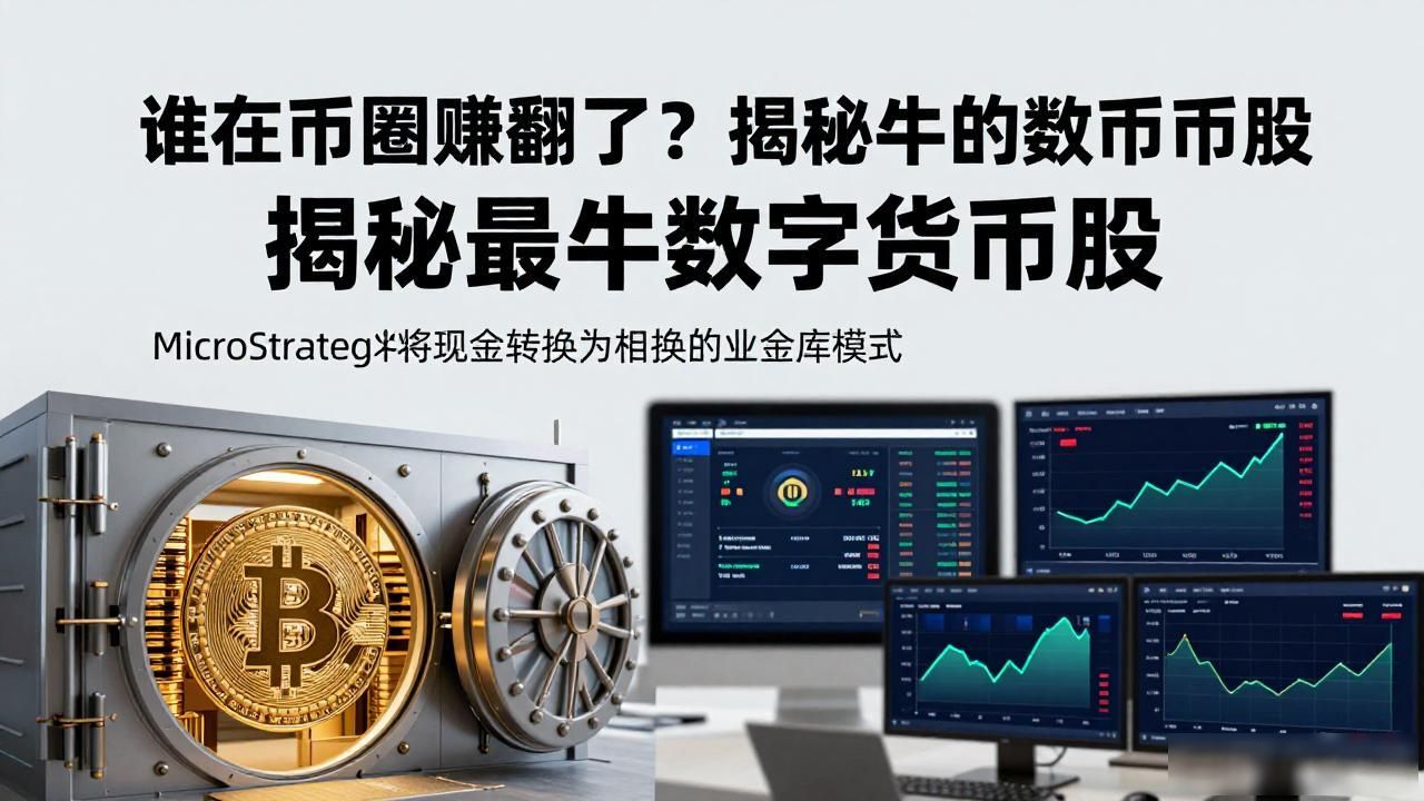 谁在币圈赚翻了？揭秘最牛数字货币股