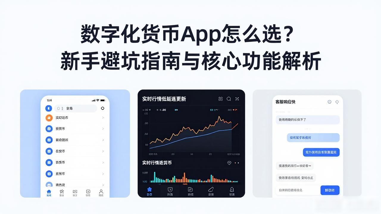 数字化货币App怎么选？新手避坑指南与核心功能解析