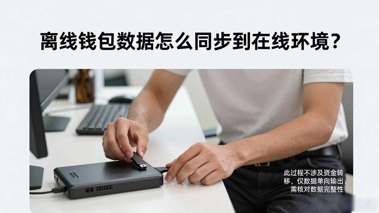 离线钱包数据怎么同步到在线环境？