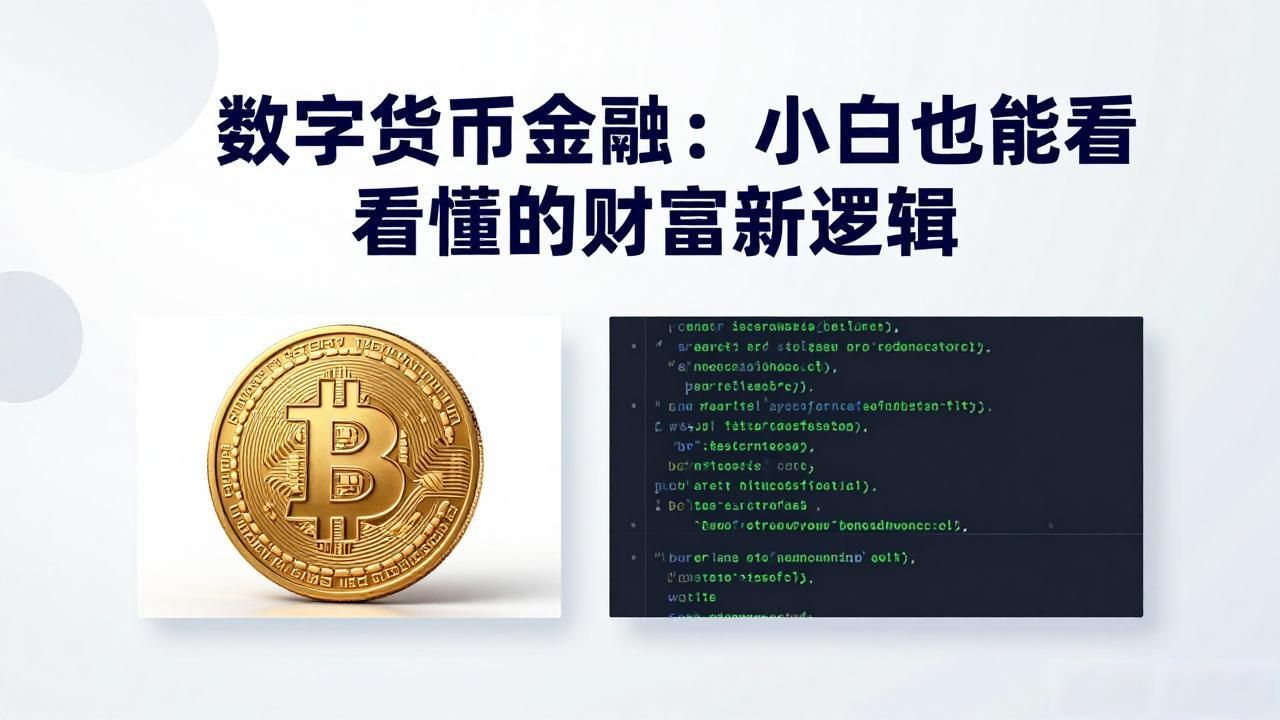 数字货币金融：小白也能看懂的财富新逻辑