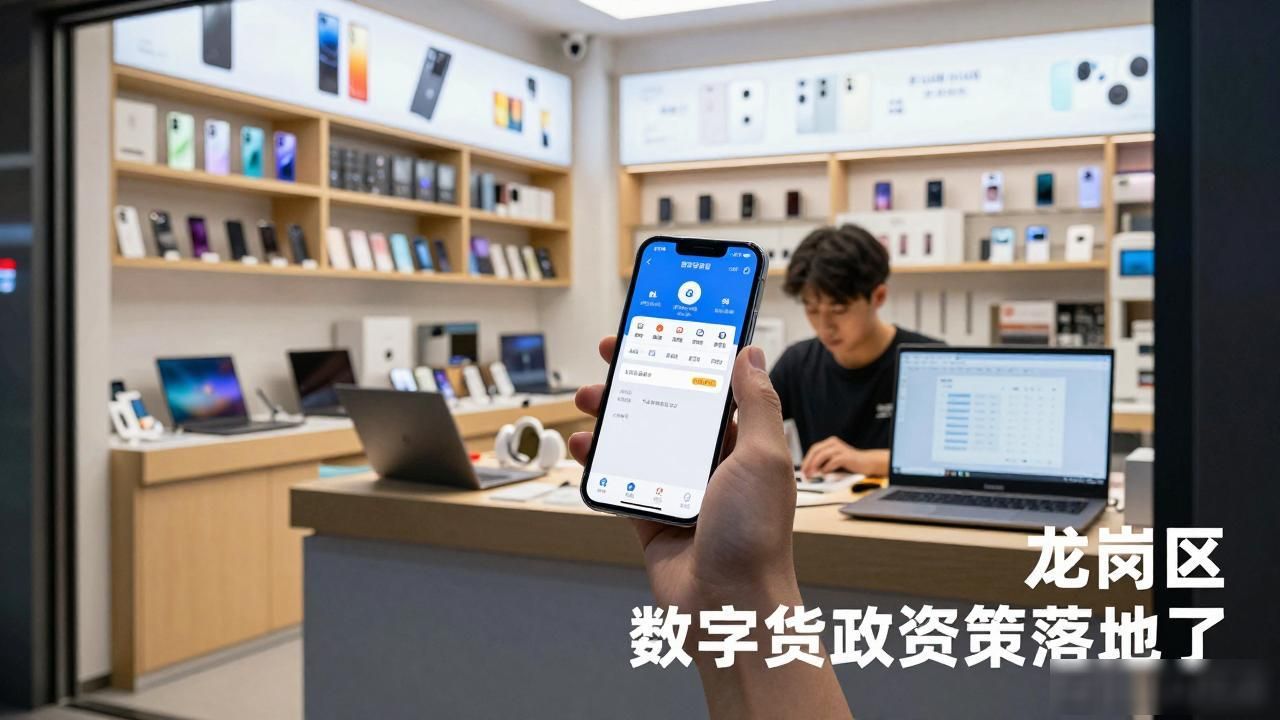 龙岗区数字货币政策落地了，商户省手续费、居民赚积分，跟你有啥关系