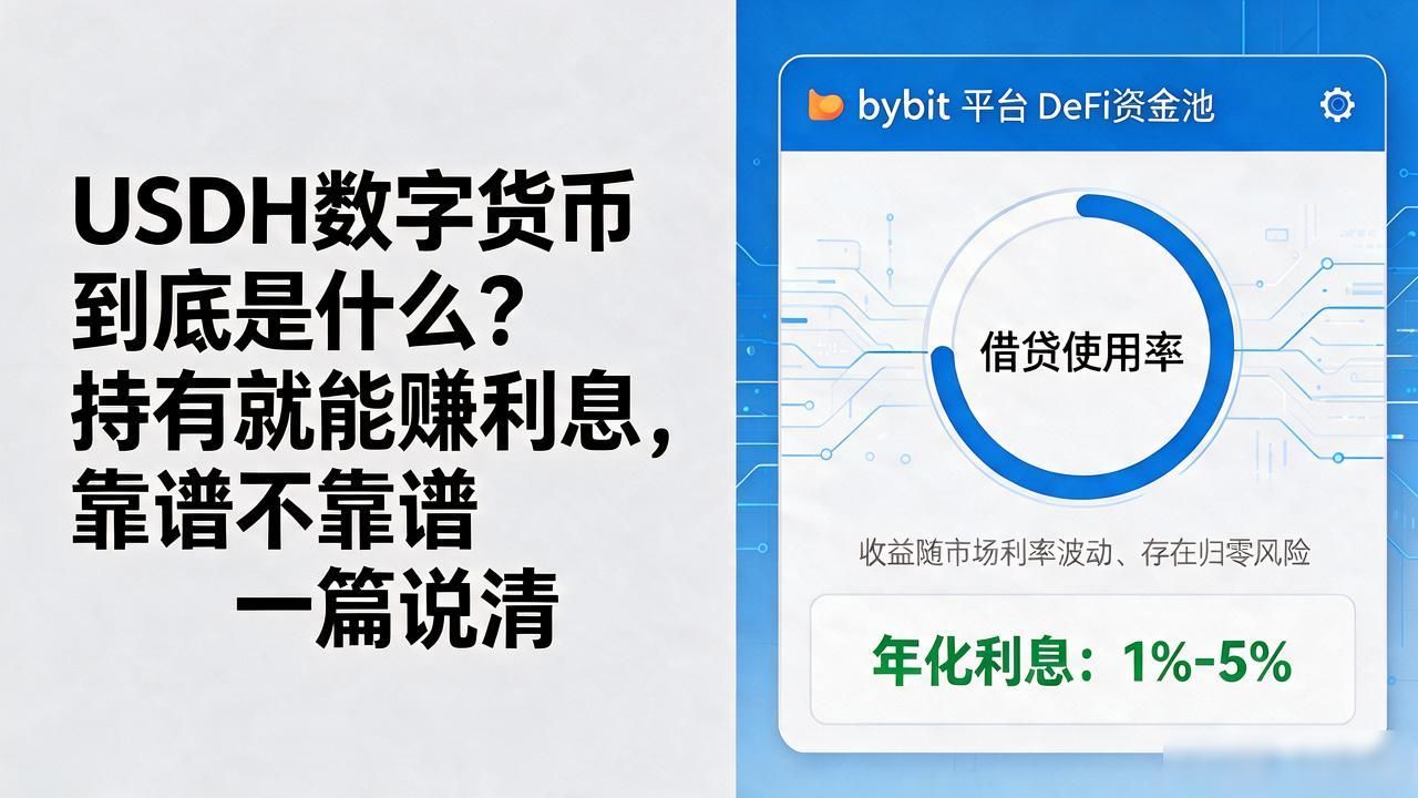 USDH数字货币到底是什么？持有就能赚利息，靠谱不靠谱一篇说清