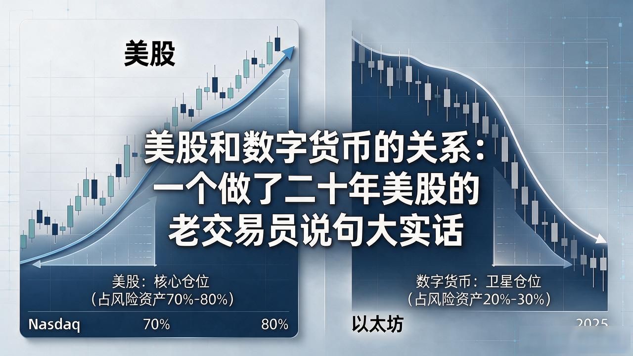美股和数字货币的关系：一个做了二十年美股的老交易员说句大实话