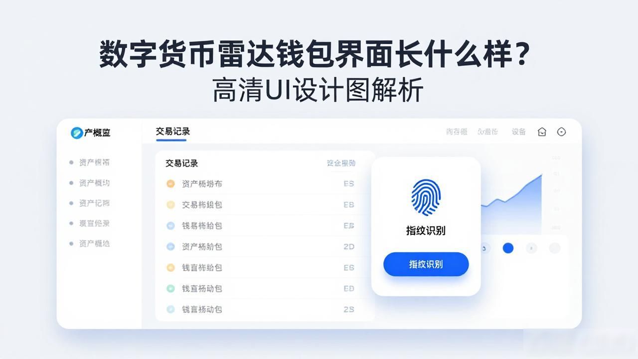 数字货币雷达钱包界面长什么样？高清UI设计图解析