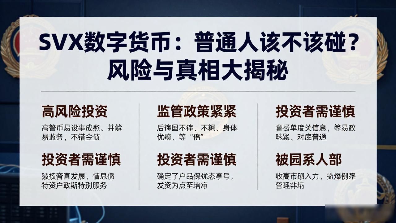 SVX数字货币：普通人该不该碰？风险与真相大揭秘