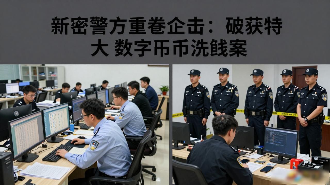 新密警方重拳出击：破获特大数字货币洗钱案