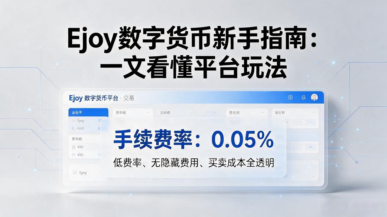 Ejoy数字货币新手指南：一文看懂平台玩法