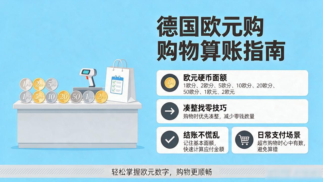 德国钱怎么数？欧元数字表教你轻松算账