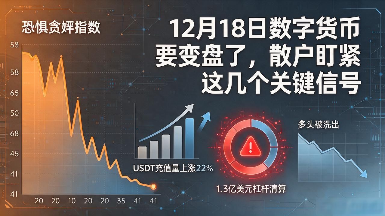 12月18日数字货币要变盘了，散户盯紧这几个关键信号