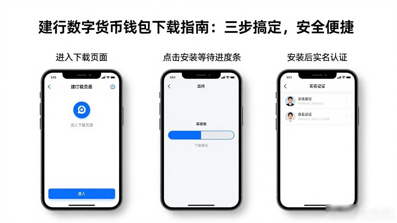 建行数字货币钱包下载指南：三步搞定，安全便捷