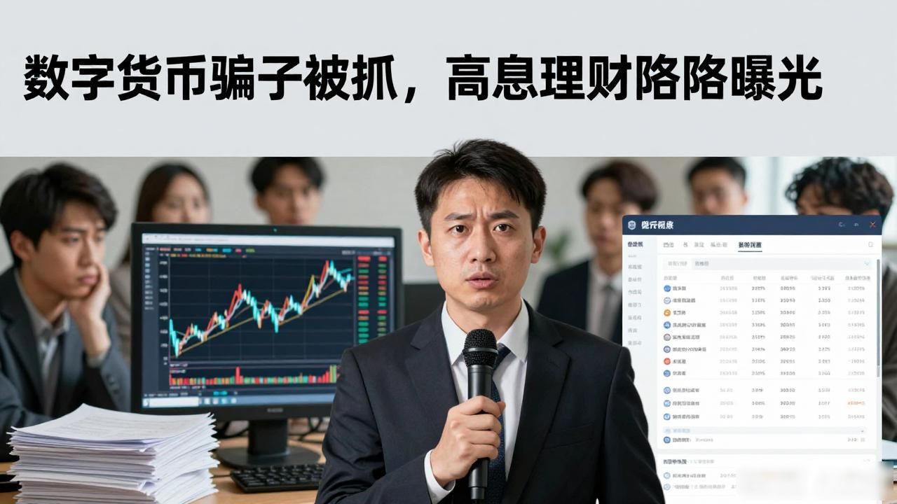 数字货币骗子被抓，高息理财陷阱终曝光