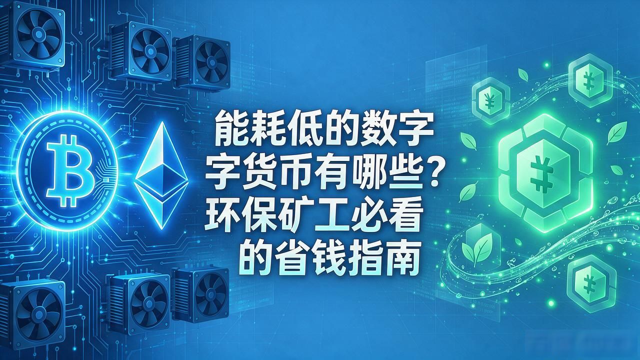能耗低的数字货币有哪些？环保矿工必看的省钱指南