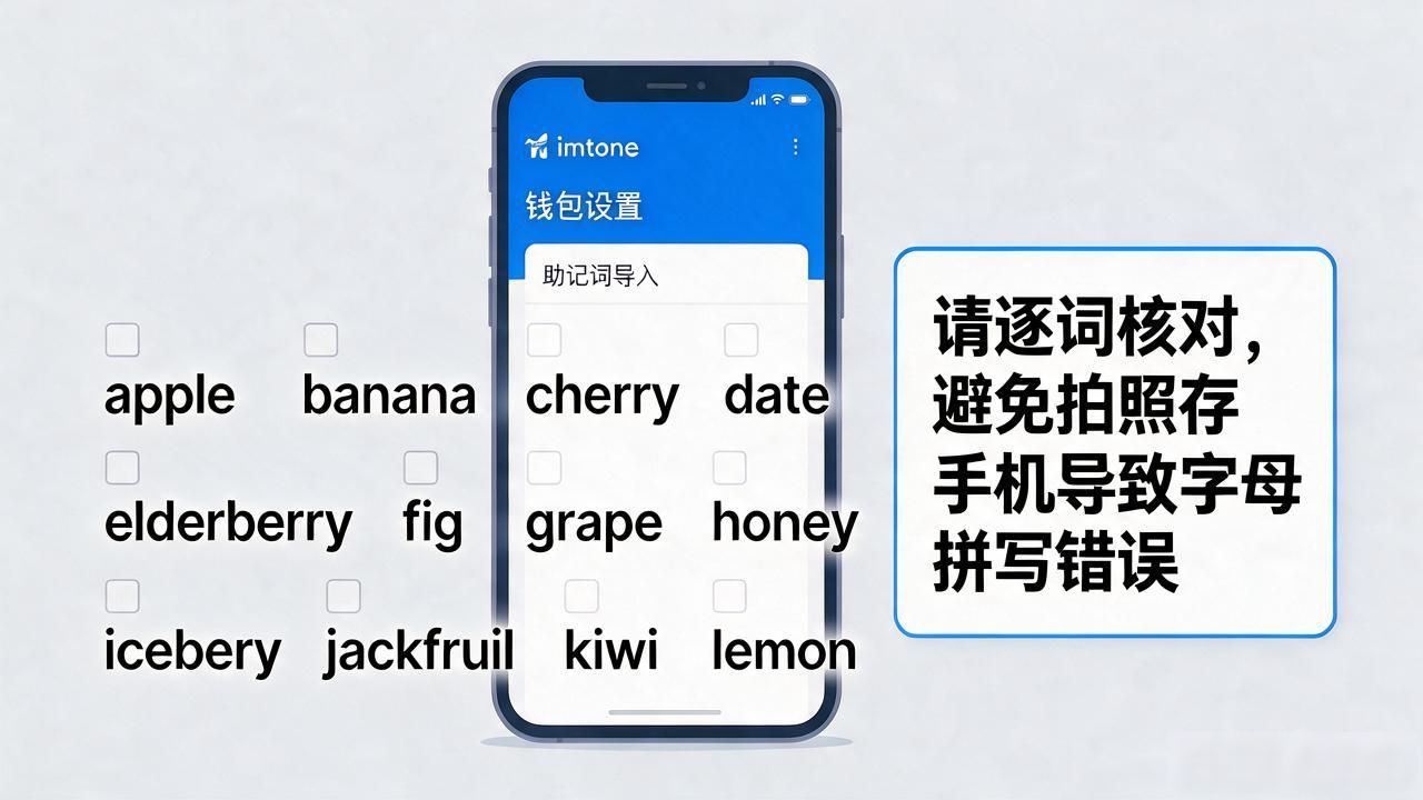 imtoken助记词导入怎么操作？跟着几步就能搞定