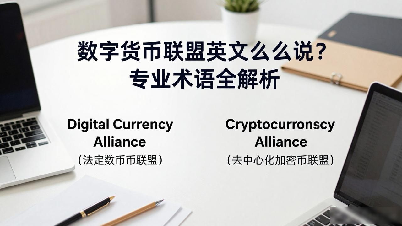 数字货币联盟英文怎么说？专业术语全解析