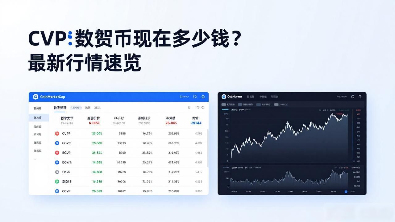 CVP数字货币现在多少钱？最新行情速览