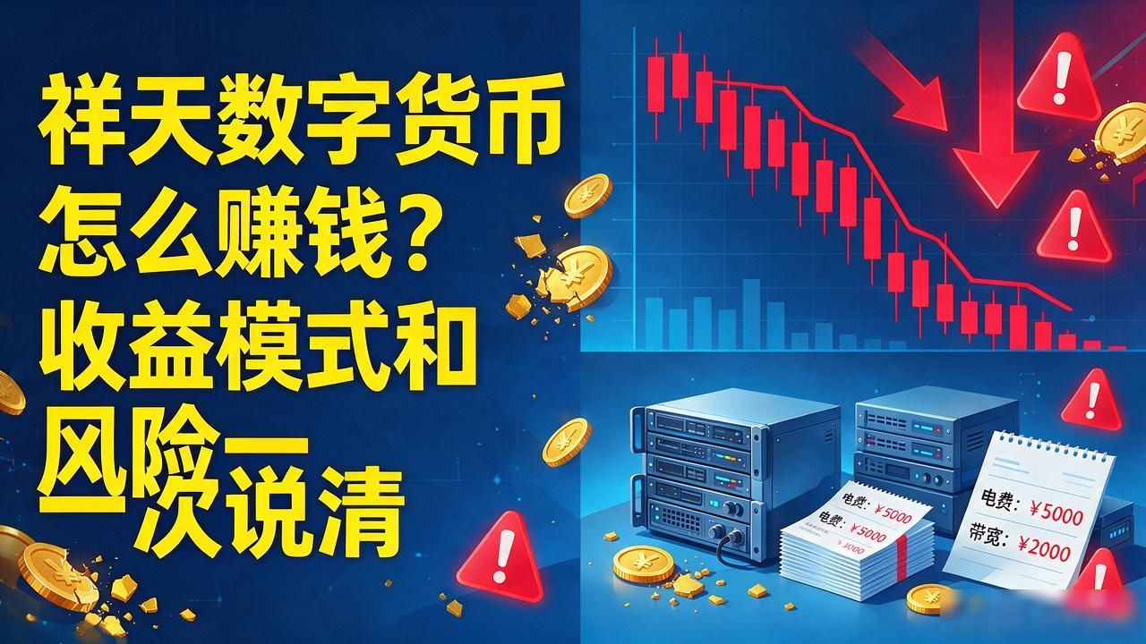 祥天数字货币怎么赚钱？收益模式和风险一次说清