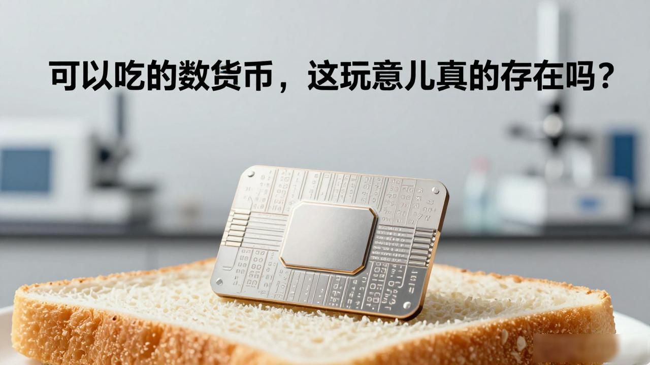 可以吃的数字货币，这玩意儿真的存在吗？