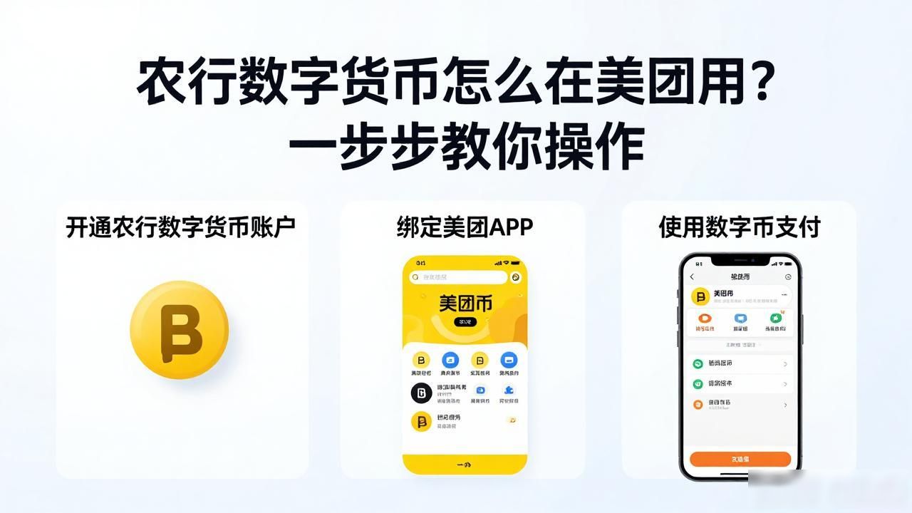 农行数字货币怎么在美团用？一步步教你操作