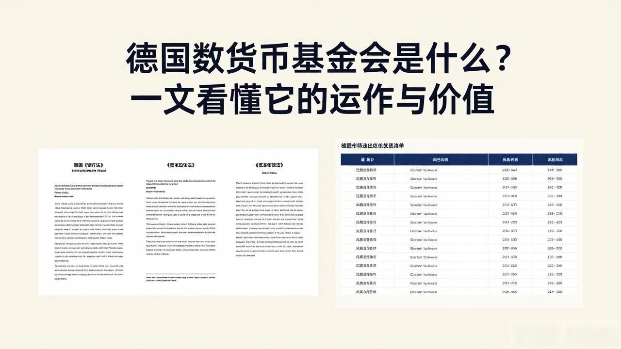 德国数字货币基金会是什么？一文看懂它的运作与价值