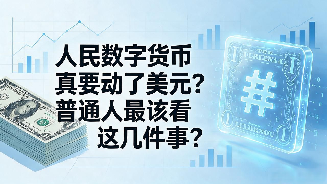 人民数字货币真要动了美元？普通人最该看这几件事