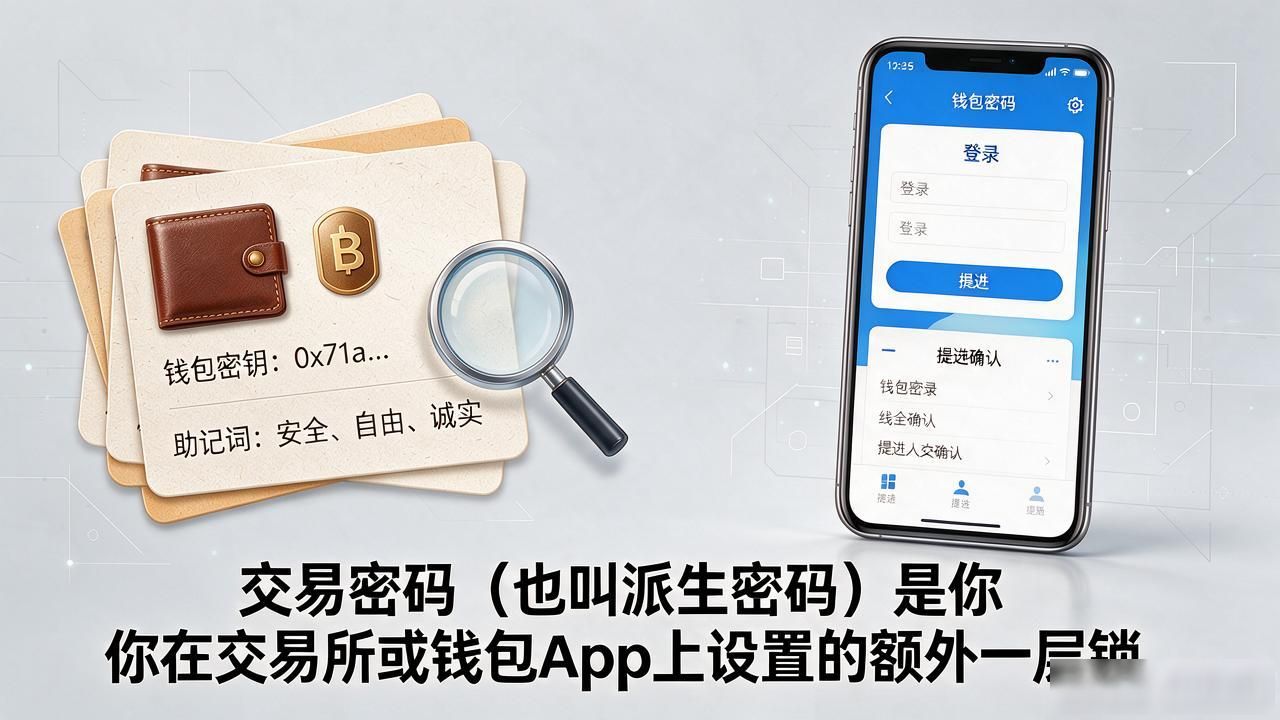 数字货币密码大全：钱包密钥、助记词、交易密码一次理清