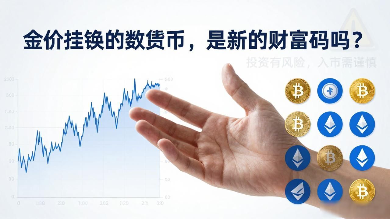 金价挂钩的数字货币，是新的财富密码吗？